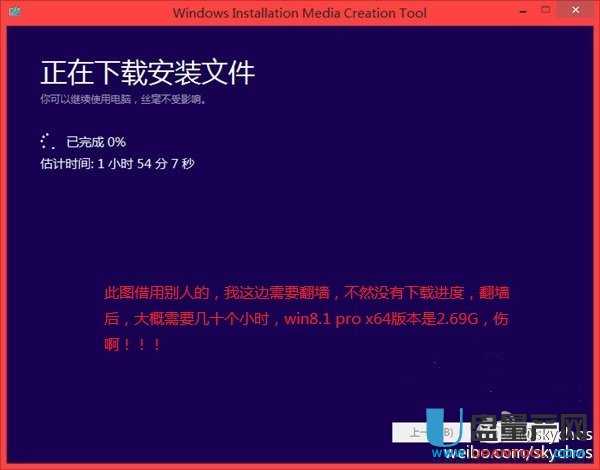 MediaCreationTool制作Win8.1/10安裝啟動(dòng)U盤系統(tǒng)下載很慢怎么辦