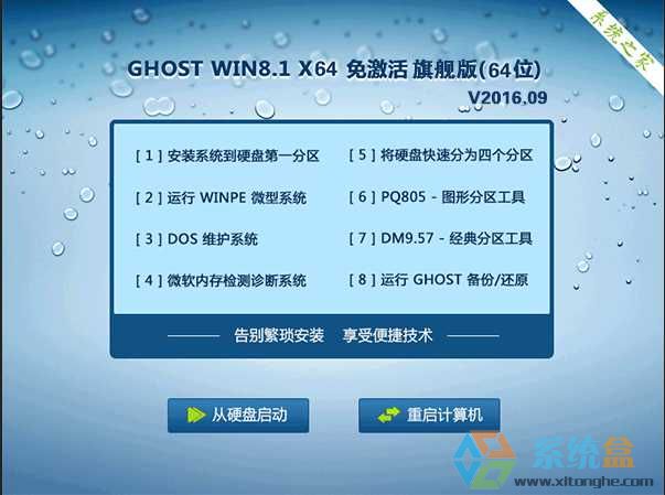 ϵy֮GHOST WIN8.1 64λŞ V2016.09_üd